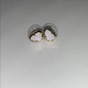 Kendra Scott white earrings